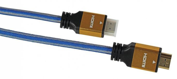Poza cu Cablu IBOX HD04 ULTRAHD 4K 1,5M V2.0 ITVFHD04 (HDMI M - HDMI M, 1,5m, blue color)