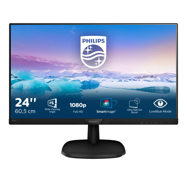 Poza cu Philips V Line Full HD LCD monitor 243V7QJABF/00 (243V7QJABF/00)