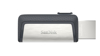 Poza cu Sandisk Ultra Dual Drive USB Type-C USB flash drive 64 GB USB Type-A / USB Type-C 3.2 Gen 1 (3.1 Gen 1) Black,Silver