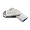 Poza cu SanDisk Ultra Dual Drive Luxe USB flash drive 256 GB USB Type-A / USB Type-C 3.2 Gen 1 (3.1 Gen 1) Stainless steel