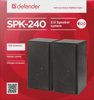 Poza cu Defender SPK-240 Boxa activa Black Wired 6 W (65224)