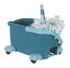 Poza cu LEIFHEIT Clean Twist Mop Ergo mobile mopping system/bucket Single tank Blue