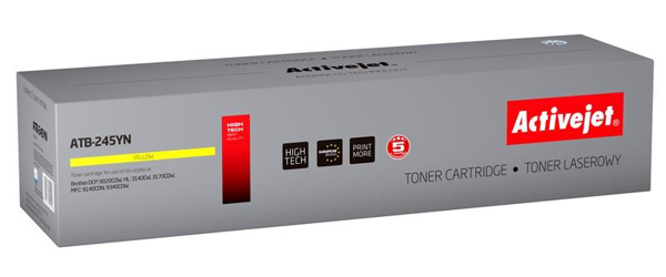 Poza cu Toner compatibil Activejet ATB-245YN (replacement Brother TN-245Y Supreme 2 200 pages yellow)