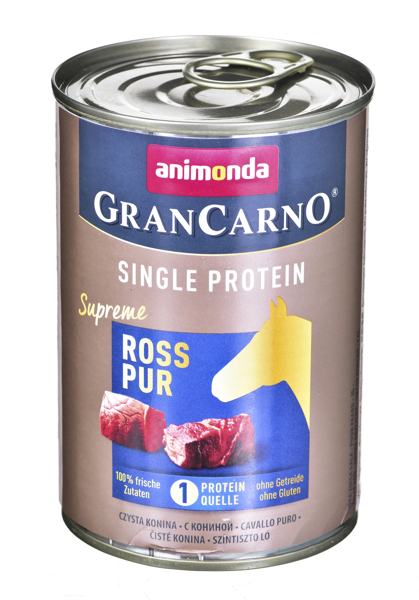 Poza cu animonda GranCarno Single Protein flavor: horse meat - 400g can