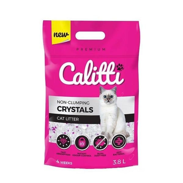 Poza cu CALITTI Crystal - PREMIUM SILICONE GRIT FOR CAT Calitti 3.8 L