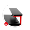 Poza cu Huzaro Hero 5.0 computer desk Black, Red (HZ-Hero 5.0 Red)