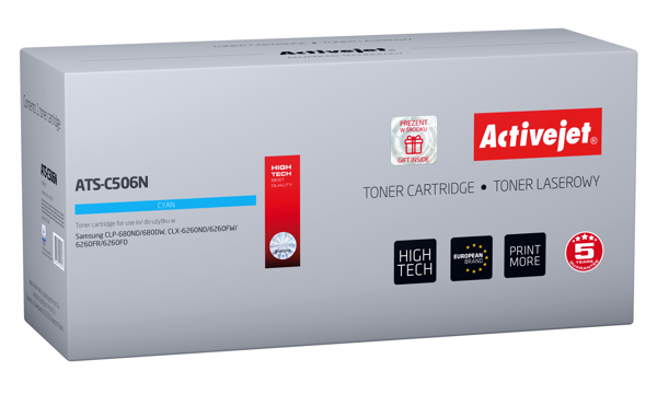 Poza cu Activejet ATS-C506N toner for Samsung printer CLT-C506L new (ATS-C506N)