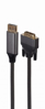 Poza cu Gembird CC-DPM-DVIM-4K-6 video cable adapter 1.8 m DisplayPort DVI Black