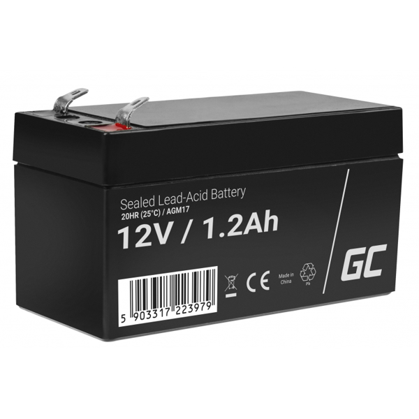 Poza cu Green Cell AGM17 UPS battery Sealed Lead Acid (VRLA) 12 V 1.2 Ah (AGM17)