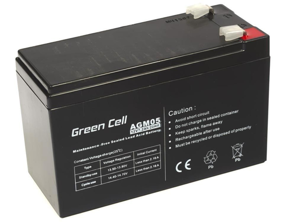 Poza cu Green Cell AGM05 UPS battery Sealed Lead Acid (VRLA) 12 V 7.2 Ah (AGM05)