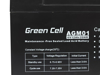 Poza cu Green Cell AGM Battery 6V 12Ah - Batterie - 12.000 mAh Sealed Lead Acid (VRLA) (AGM01)