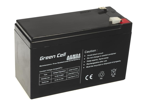Poza cu Green Cell AGM04 UPS battery Sealed Lead Acid (VRLA) 12 V 7 Ah (AGM04)