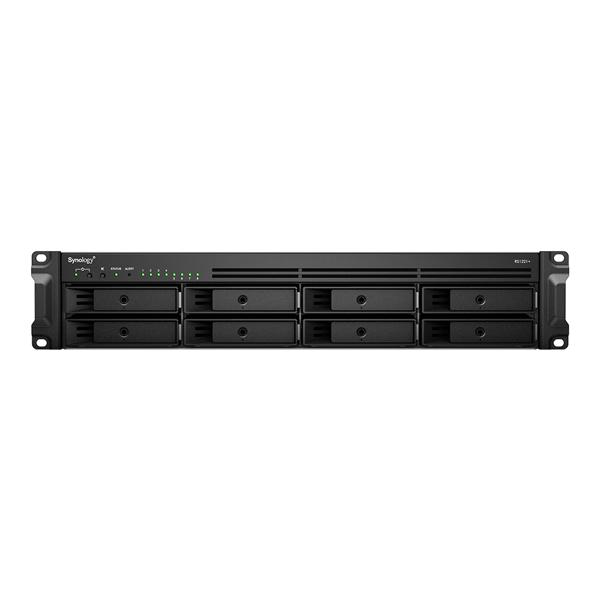 Poza cu Synology RackStation RS1221+ NAS/storage server Rack (2U) Ethernet LAN Black V1500B