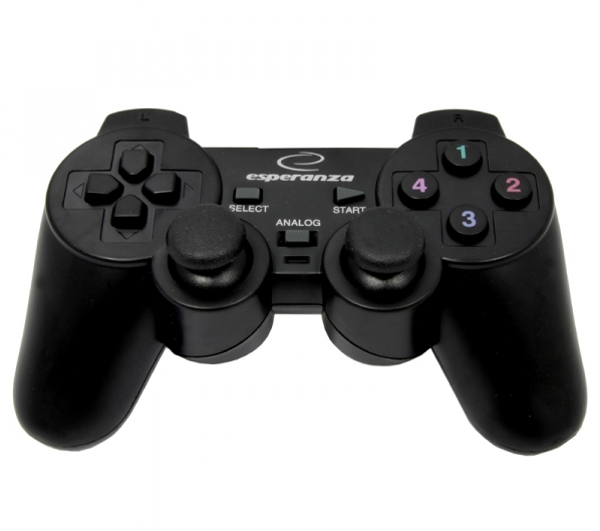 Poza cu Gamepad Esperanza EG102 (PC, PS3, black color)