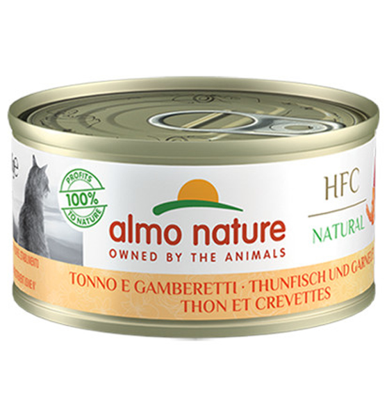 Poza cu ALMO NATURE HFC Natural Tuna and Shrimps - 70g