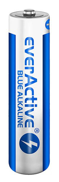 Poza cu Alkaline batteries everActive Blue Alkaline LR03 AAA - carton box - 40 pieces, limited edition (ALEV03S2BK)