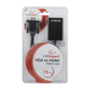 Poza cu Gembird A-VGA-HDMI-01 video cable adapter 0.15 m HDMI Type A (Standard) VGA (D-Sub) Black