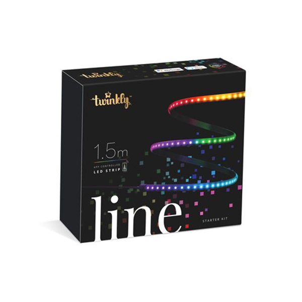 Poza cu TWINKLY Line 90 Starter Kit (TWL100STW-BEU) Smart LED strip 90 LED RGB 1,5 m (TWL100STW-BEU)