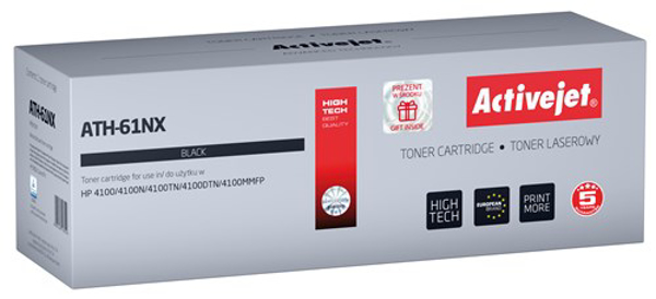 Poza cu Activejet ATH-61NX toner for HP printers, Replacement HP 61X C8061X, Supreme, 10000 pages, black (ATH-61NX)