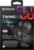 Poza cu Defender Twins 638 Casti Wireless In-ear Calls/Music Bluetooth Black (63638)