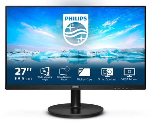 Poza cu Philips V Line 271V8LA/00 LED display 68.6 cm (27 ) 1920 x 1080 pixels Full HD Black
