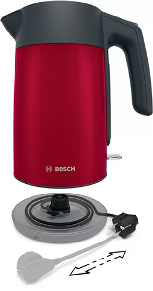Poza cu Bosch TWK 7L464, Fierbator 2400 W, 1.7 l Red