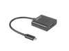 Poza cu Adaptor Lanberg AD-UC-HD-01 (USB 3.1 type C M - HDMI F 0,15m black color)