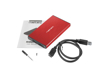 Poza cu Housing NATEC Rhino Go NKZ-1279 (2.5 Inch USB 3.0 Aluminum red color)
