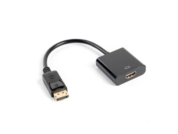 Poza cu Adaptor Lanberg AD-0009-BK (DisplayPort M - HDMI F 0,10m black color)