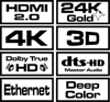 Poza cu SAVIO HDMI (M) Cablu 20m, black, gold tips, v1.4 high speed, ethernet/3D CL-75