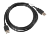 Poza cu Cablu Lanberg CA-USBE-10CC-0018-BK (USB 2.0 M - USB 2.0 F, 1,8m, black color)