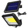 Poza cu Maclean Energy MCE438 Solar LED Floodlight with motion sensor, IP44, 5W, 400lm, 6000K cold white, lithium battery 1300 mAh, 5.5V DC
