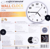 Poza cu Esperanza EHC016K Mechanical wall clock Round Black
