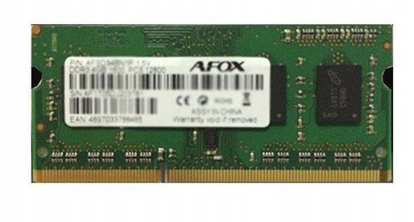 Poza cu AFOX AFSD34AN1L SO-DIMM DDR3 4G 1333MHZ MICRON CHIP LV 1,35V Memorie