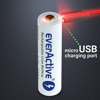 Poza cu Rechargeable batteries everActive 18650 3,7V Li-ion 3200mAh micro USB (FWEV1865032MBOX)