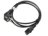 Poza cu Lanberg CA-C13C-11CC-0018-BK power cable Black 1.8 m C13 coupler CEE7/7 (CA-C13C-11CC-0018-BK)