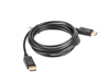 Poza cu Lanberg CA-DPDP-10CC-0030-BK DisplayPort cable 3 m Black (CA-DPDP-10CC-0030-BK)