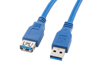 Poza cu Lanberg Cable CA-US3E-10CC-0018-B (USB 3.0 M - USB 3.0 F, 1,8m, blue color) (CA-US3E-10CC-0018-B)