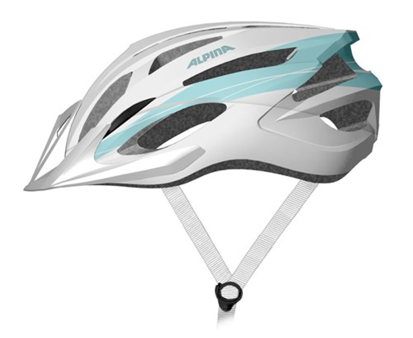 Poza cu Bike Helmet Alpina MTB17 white & light blue 54-58 (A 9719 1 11)
