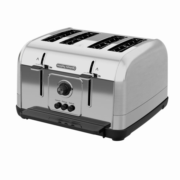 Poza cu Morphy Richards 240130 toaster 4 slice(s) 1800 W Brushed steel (240130)