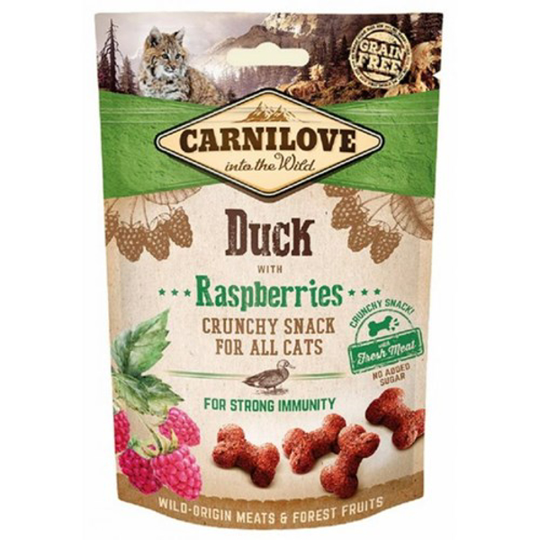 Poza cu CARNILOVE Crunchy Snack Duck & Raspberries for cats - 50 g