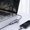 Poza cu AUKEY CB-H36 Aluminium HUB USB-A | Ultra Slim | 4in1 | 4xUSB 3.0 | 5Gbps (CB-H36)