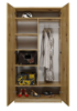 Poza cu Topeshop IGA 120 BIEL A KPL bedroom wardrobe/closet 7 shelves 2 door(s) White (IGA 120 LUS BI)