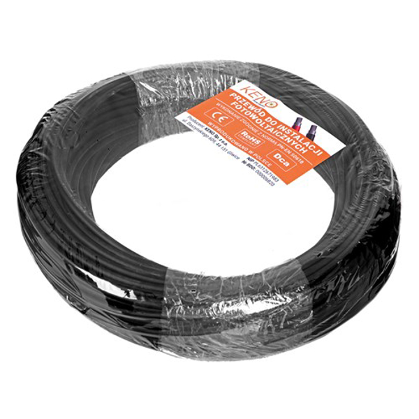 Poza cu Keno Energy solar cable 4 mm2 black, 50m (KENO 4 mm BLACK)