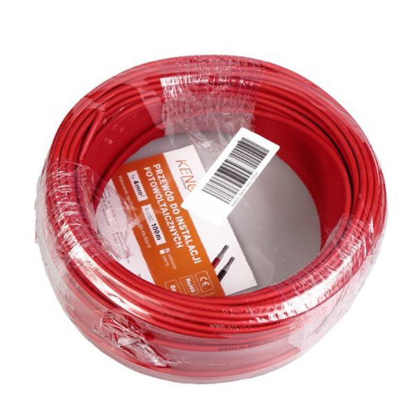 Poza cu Keno Energy solar cable 4 mm2 black, 100m (4 mm /RED/)