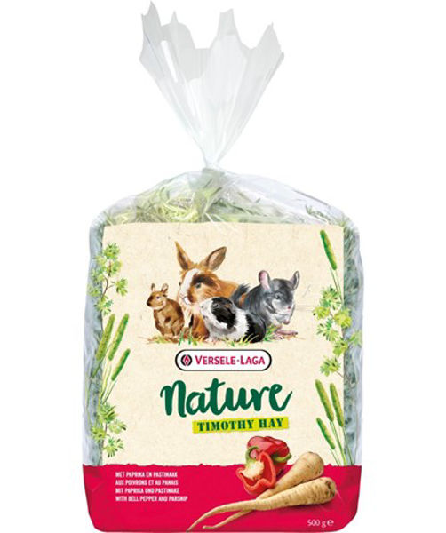 Poza cu VERSELE LAGA Nature Timothy hay with peppers and parsnips - 500 g (424192)