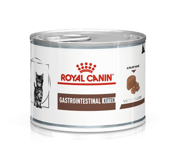 Poza cu Royal Canin Gastro intestinal kitten ultra soft mousse wet food for kittens 195 g