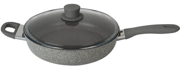 Poza cu BALLARINI Murano sauté with 2 handles and a lid granite 28 cm 75002-933-0 Frying pan (75002-933-0)