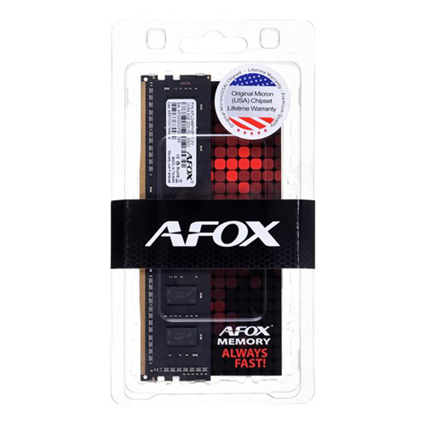 Poza cu AFOX DDR4 8GB 3200MHZ MICRON CHIP CL22 XMP2 RANK1 Memorie (AFLD48PH2P)