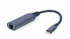 Poza cu Gembird A-USB3C-LAN-01 USB type-C Gigabit network adapter, space grey, 0.15m (A-USB3C-LAN-01)